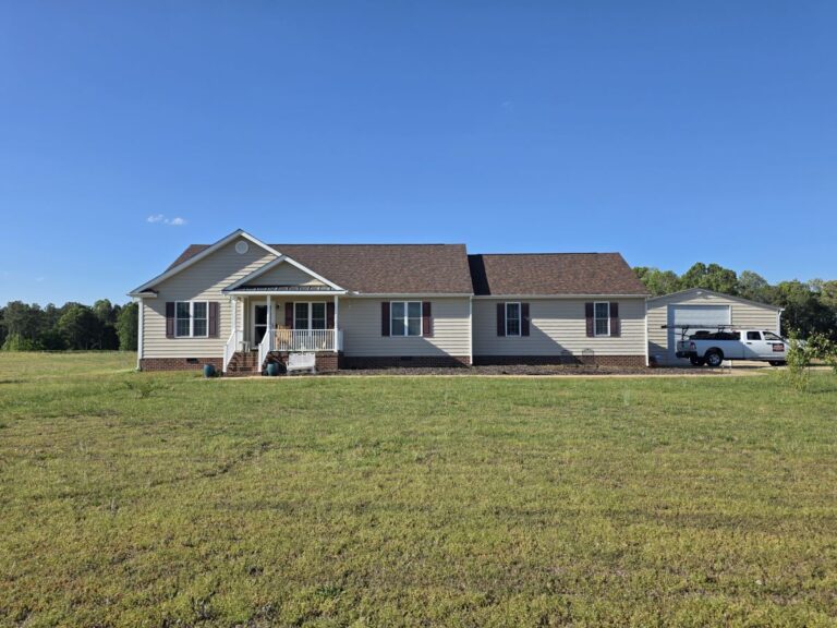 Brownwood architectural shingles by Owens Corning, professionally installed as a re-roof in King William.