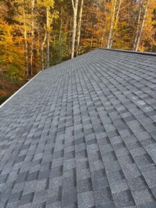 Close-up of high-quality roofing materials and proper deck preparation for a full roof replacement in Virginia