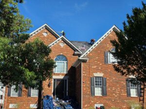 Full roof replacement, work in progress Mosley, VA