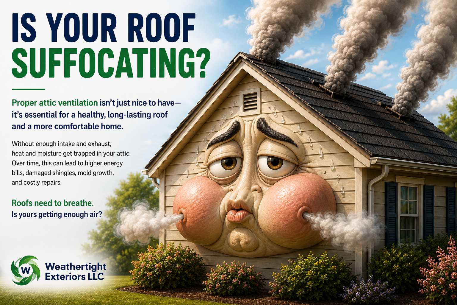 house with improper ventilation